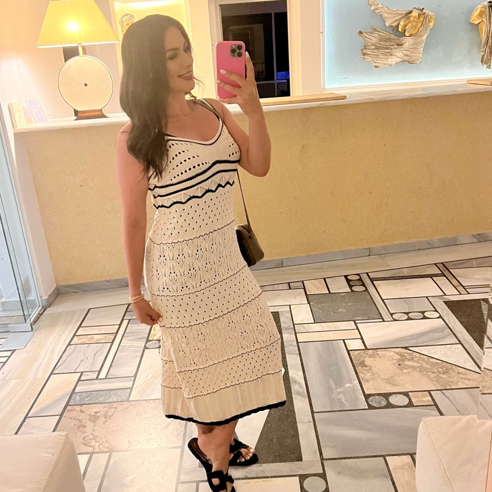Crochet Midi Dress